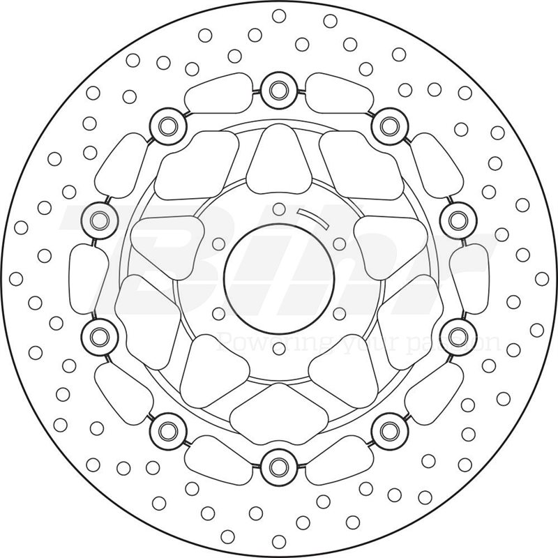 HONDA 600 HORNET 00' - 06' DISCO FLOTANTE DELANTERO BREMBO HONDA 600 HORNET 00' - 06' DISCO FLOTANTE DELANTERO BREMBO